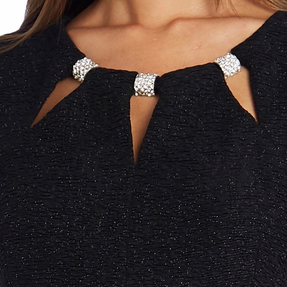 R&M Richards Embellished Keyhole Mermaid Dress NWT - Picture 2 of 4